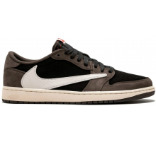 Кроссовки Nike x Travis Scott Air Jordan 1 Low Brown Black