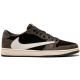 Кроссовки Nike x Travis Scott Air Jordan 1 Low Brown Black