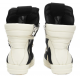 Rick Owens GeoBasket Cow Fur Black Milk