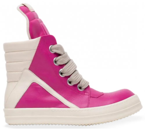 Rick Owens EDFU Runaway Geobasket Hot Pink Milk