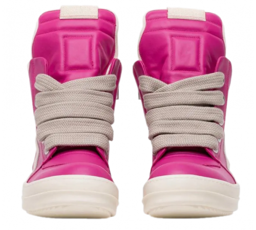 Rick Owens EDFU Runaway Geobasket Hot Pink Milk