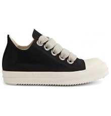 Кроссовки Rick Owens DRKSHDW lace-up Canvas Black