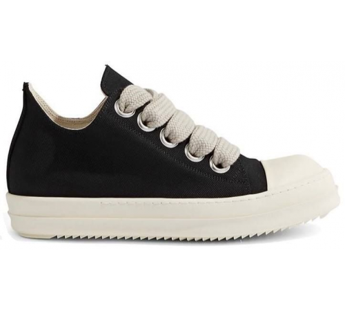 Кроссовки Rick Owens DRKSHDW lace-up Canvas Black