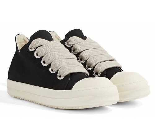 Кроссовки Rick Owens DRKSHDW lace-up Canvas Black