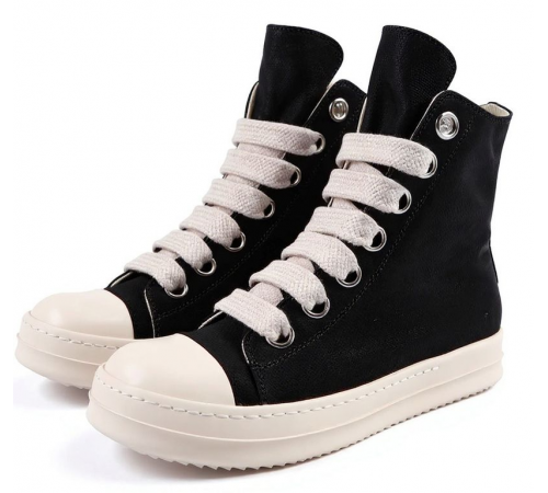 Rick Owens Drkshdw Jumbo Lace High Black