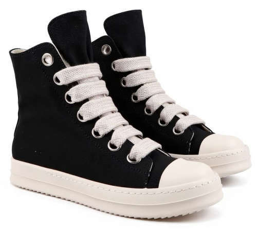 Rick Owens Drkshdw Jumbo Lace High Black