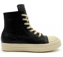 Rick Owens Concordians Alligatoridae High Top Black