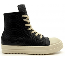 Rick Owens Concordians Alligatoridae High Top Black