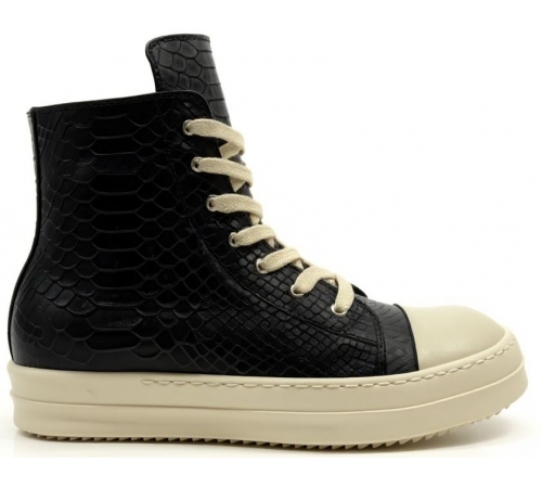 Rick Owens Concordians Alligatoridae High Top Black