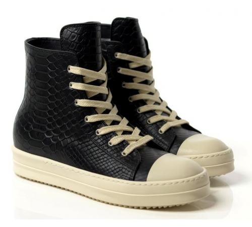Rick Owens Concordians Alligatoridae High Top Black