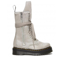 Dr. Martens x Rick Owens Strobe Calf Length Boot Furry Pearl