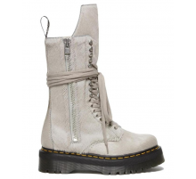 Dr. Martens x Rick Owens Strobe Calf Length Boot Furry Pearl