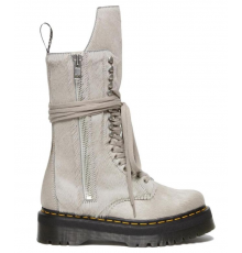 Dr. Martens x Rick Owens Strobe Calf Length Boot Furry Pearl