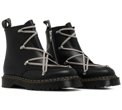 Rick Owens x Rick Owens 1460 Bex Leather Boot Black