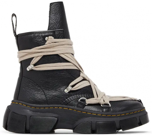 Ботинки Dr. Martens x Rick Owens 1460 DMXL Megalace Boot Black