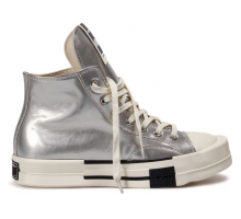 Rick Owens x Converse TURBODRK Chuck 70 High Silver Lacquer
