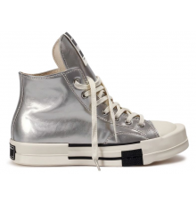 Rick Owens x Converse TURBODRK Chuck 70 High Silver Lacquer