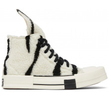 Rick Owens x Converse DRKSHDW TURBODRK Chuck 70 High Zebra