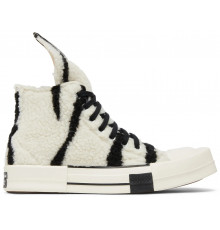 Rick Owens x Converse DRKSHDW TURBODRK Chuck 70 High Zebra