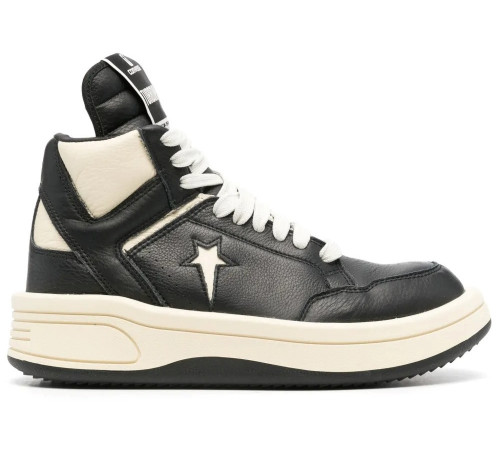 Rick Owens x Converse Turbodrk Black Cloud Cream