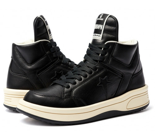 Rick Owens x Converse Turbodrk Black