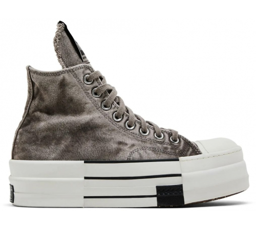 Rick Owens x Converse DRKSHDW DBL DRKSTAR Chuck 70 High Washed Concrete