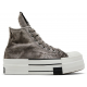 Rick Owens x Converse DRKSHDW DBL DRKSTAR Chuck 70 High Washed Concrete