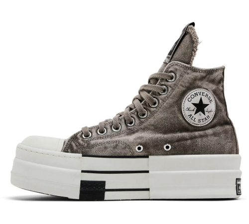 Rick Owens x Converse DRKSHDW DBL DRKSTAR Chuck 70 High Washed Concrete