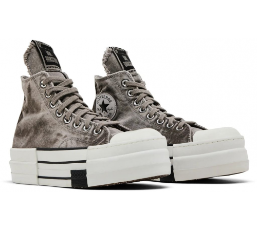 Rick Owens x Converse DRKSHDW DBL DRKSTAR Chuck 70 High Washed Concrete