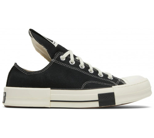 Rick Owens x Converse DRKSHDW DRKSTAR Chuck 70 Low Black