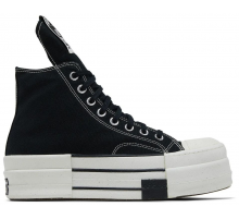 Rick Owens x Converse DRKSHDW DBL DRKSTAR Chuck 70 High Black