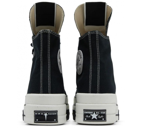 Rick Owens x Converse DRKSHDW DBL DRKSTAR Chuck 70 High Black