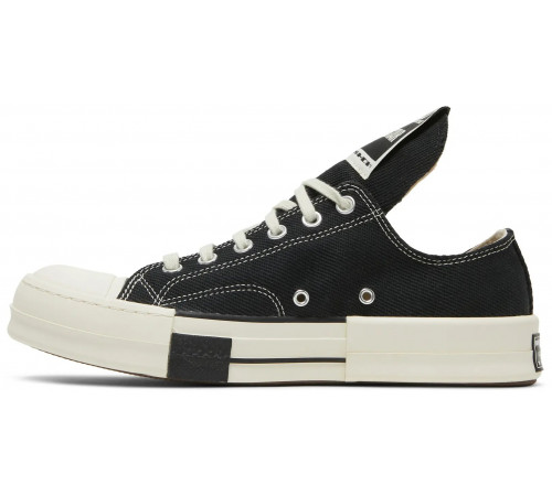 Rick Owens x Converse DRKSHDW DRKSTAR Chuck 70 Low Black