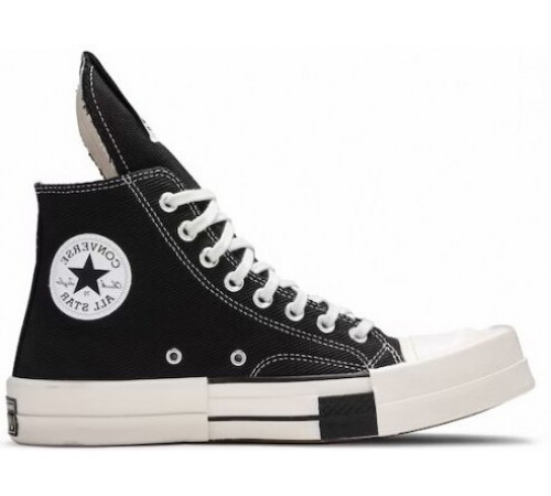 Rick Owens x Converse TURBODRK Chuck 70 High черные