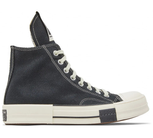 Rick Owens x Converse DRKSHDW DRKSTAR Chuck 70 High Black