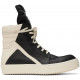 Rick Owens Black and Off-White Geobasket