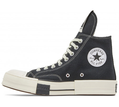 Rick Owens x Converse DRKSHDW DRKSTAR Chuck 70 High Black