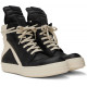 Rick Owens Black and Off-White Geobasket