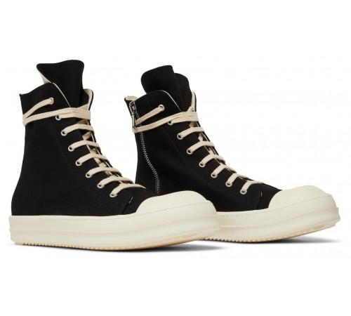 Rick Owens DRKSHDW Strobe Cotton Denim High Black Milk
