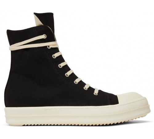 Rick Owens DRKSHDW Strobe Cotton Denim High Black Milk