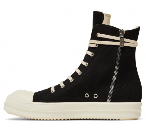 Rick Owens DRKSHDW Strobe Cotton Denim High Black Milk