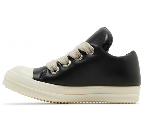 Rick Owens Luxor Jumbo Padded Low Black Milk