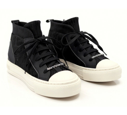 Кеды Dior High-Top Sneakers Textiles