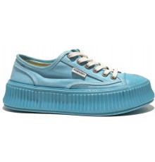 Chanel Biscuit Platform Sneakers Blue