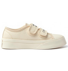 Chanel Velcro Sneaker White Cream