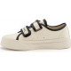 Chanel Velcro Sneaker White And Black