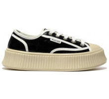 Chanel Biscuit Platform Sneakers Black Berge