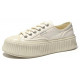 Chanel Biscuit Platform Sneakers Milk