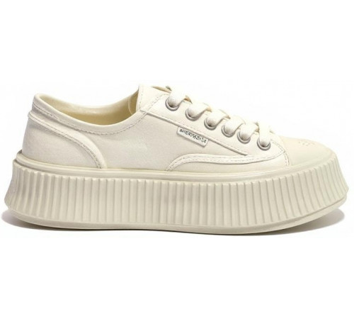 Chanel Biscuit Platform Sneakers Milk