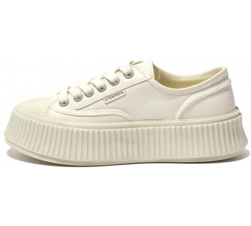 Chanel Biscuit Platform Sneakers Milk